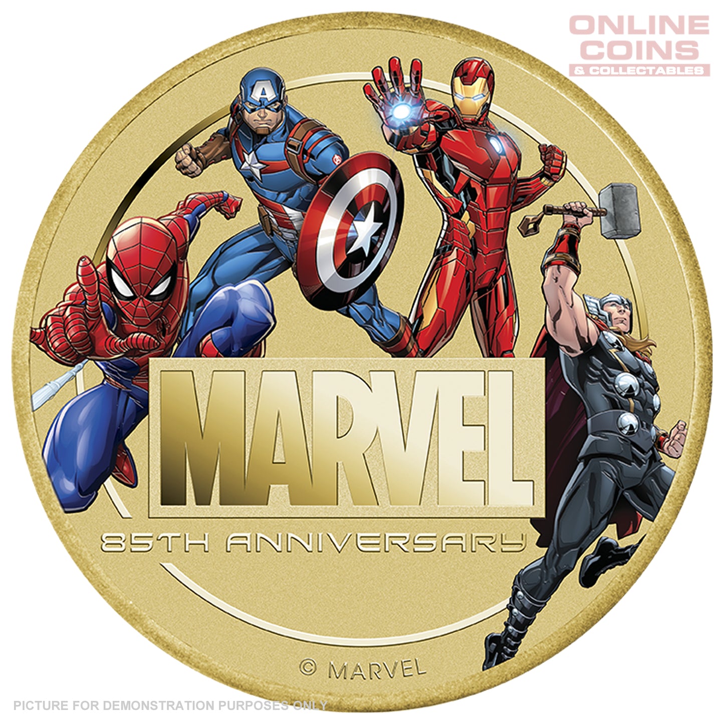 2024 Perth Mint Stamp & Coin Cover - 85th Anniversary of Marvel