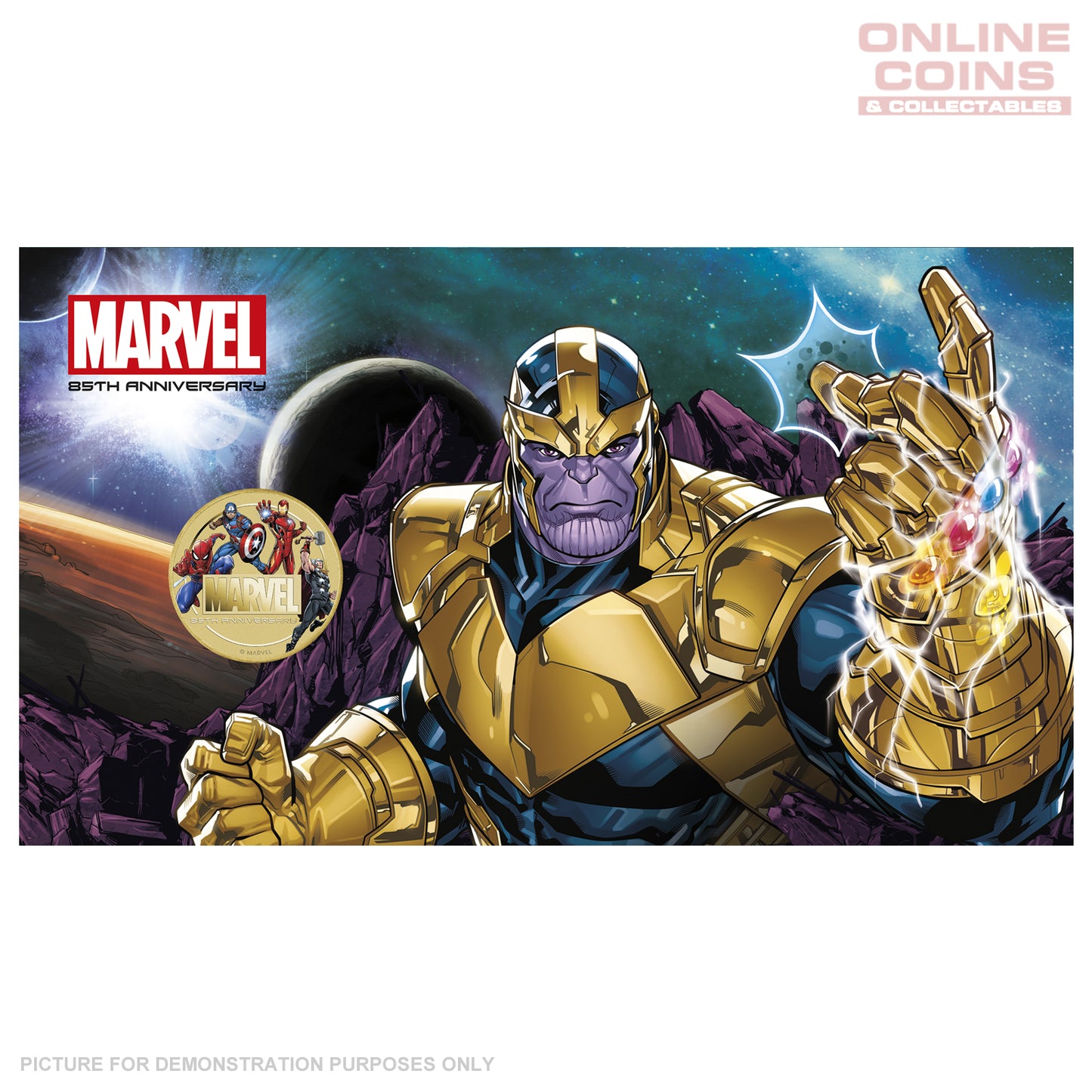 2024 Perth Mint Stamp & Coin Cover - 85th Anniversary of Marvel