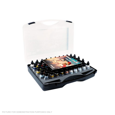 Vallejo - Model Colour - Basic Case Includes 75 Basic Colors + 5 Auxiliaries 80 Colours