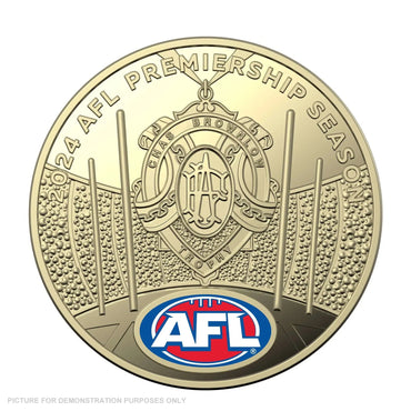 2024 Royal Australian Mint - AFL & AFLW Premiership Coloured Uncirculated $1 Coins
