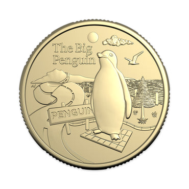 2025 Aussie Big Things 2 - Uncirculated $1 Coin in Card - The Big Penguin