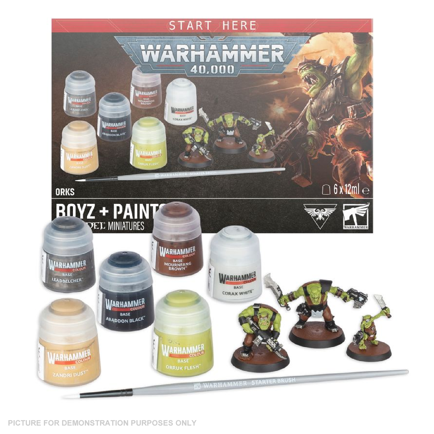 Warhammer 40,000 - Starter Set - Orks Boyz + Paints