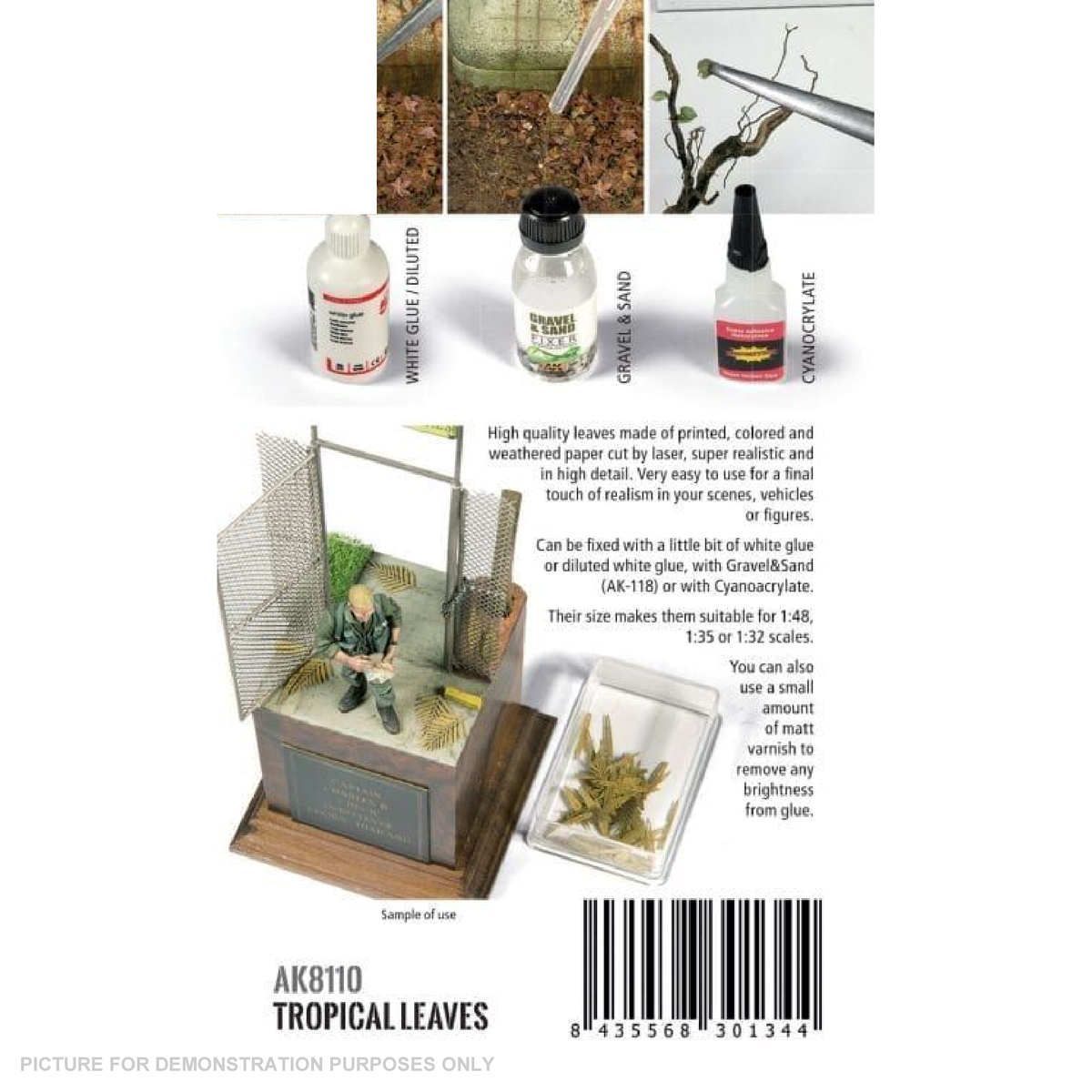 AK Interactive - Vegetation - Tropical Leaves 1/35