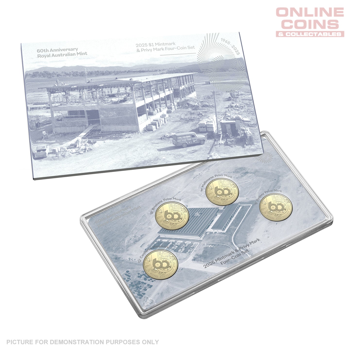 2025 $1 Mintmark and Privy Mark Four Coin Set - 60th Anniversary of the Royal Australian Mint