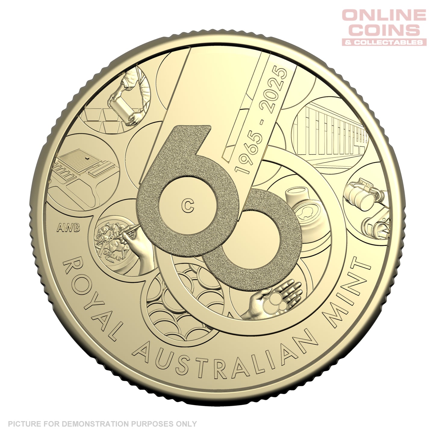 2025 $1 Mintmark and Privy Mark Four Coin Set - 60th Anniversary of the Royal Australian Mint