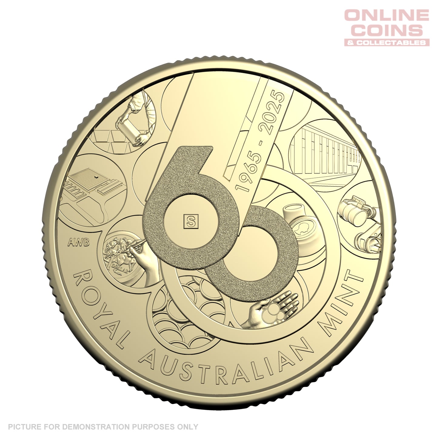 2025 $1 Mintmark and Privy Mark Four Coin Set - 60th Anniversary of the Royal Australian Mint