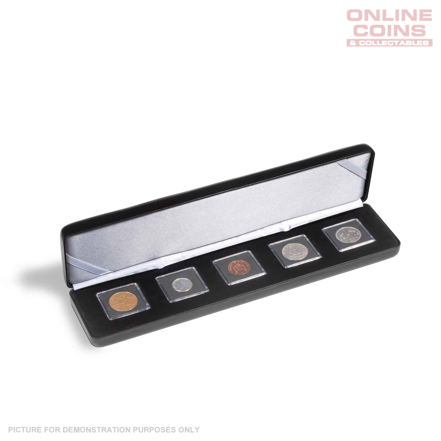 Lighthouse NOBILE Coin Case for 5 Quadrum Mini Capsules