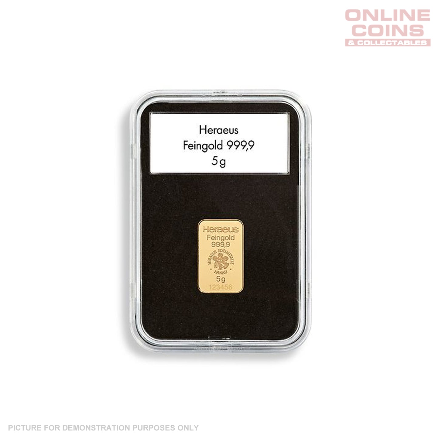 Quickslab Coin Capsules for Gold Bars, Pack of 5