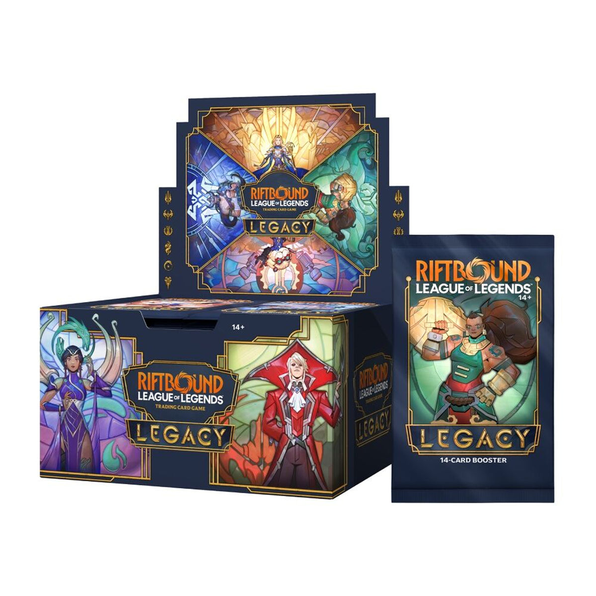 Riftbound League of Legends TCG – LEGACY Booster Box of 24 Packs - PRE ORDER