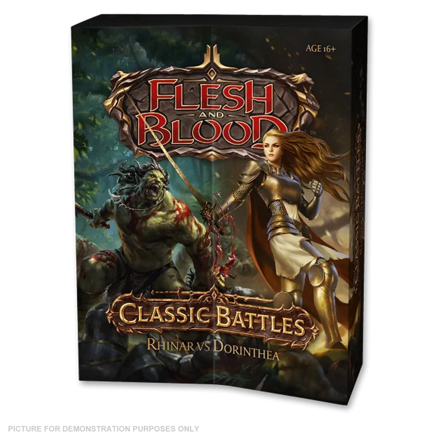 Flesh and Blood Classic Battles Rhinar vs Dorinthea