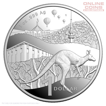 2025 RAM $1 1 oz Fine Silver Proof Coin - Kangaroo Series