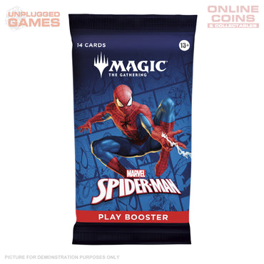 Magic: The Gathering Universes Beyond - Spider-Man SEALED Play Booster Box (30 Packs)