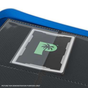 Palms Off Gaming Stealth 9 Pocket Zip Binder - Blue