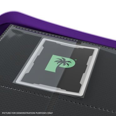 Palms Off Gaming Stealth 9 Pocket Zip Binder - Purple