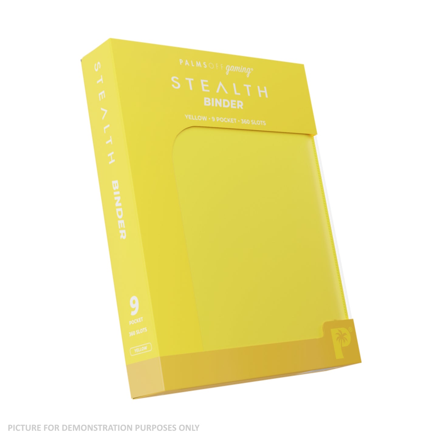 Palms Off Gaming Stealth 9 Pocket Zip Binder - Yellow