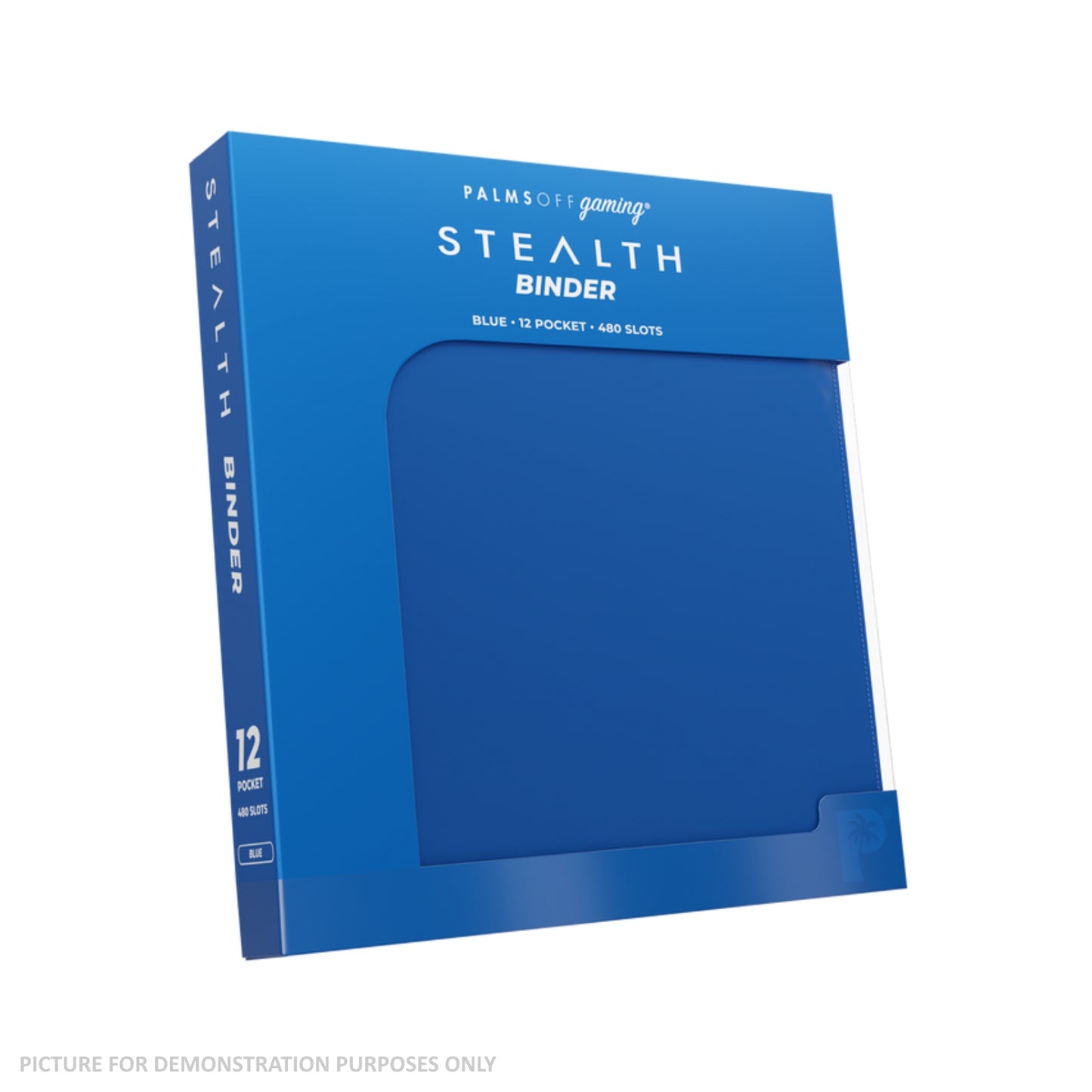 Palms Off Gaming Stealth 12 Pocket Zip Binder - BLUE