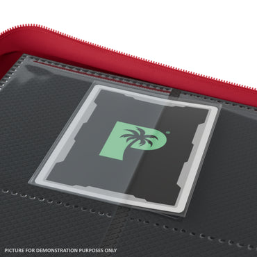 Palms Off Gaming Stealth 12 Pocket Zip Binder - RED