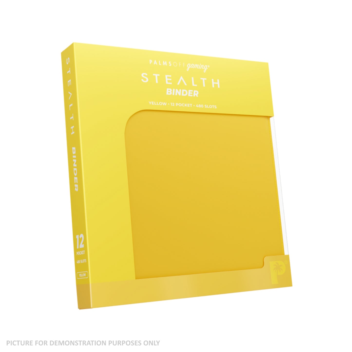 Palms Off Gaming Stealth 12 Pocket Zip Binder - YELLOW