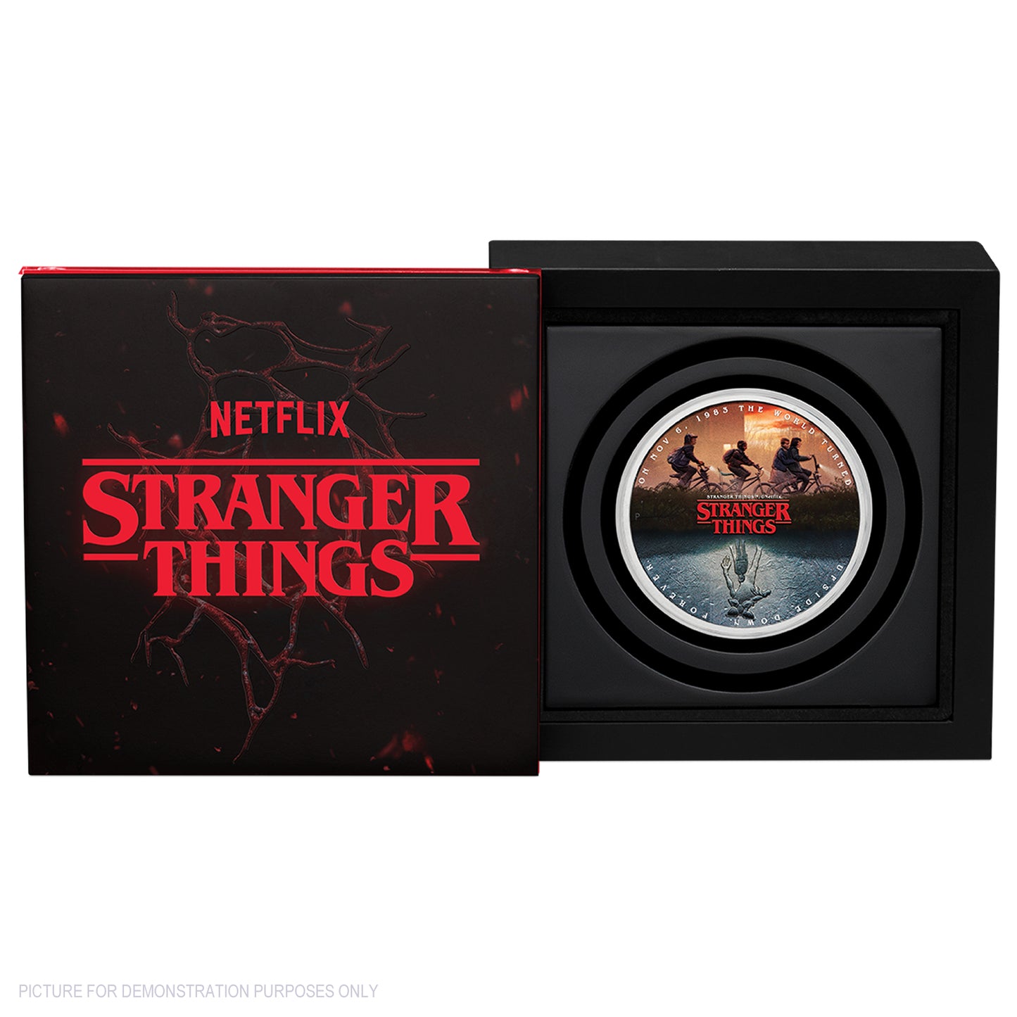 2026 Perth Mint Stranger Things - The Upside Down 1oz Silver Coloured Coin