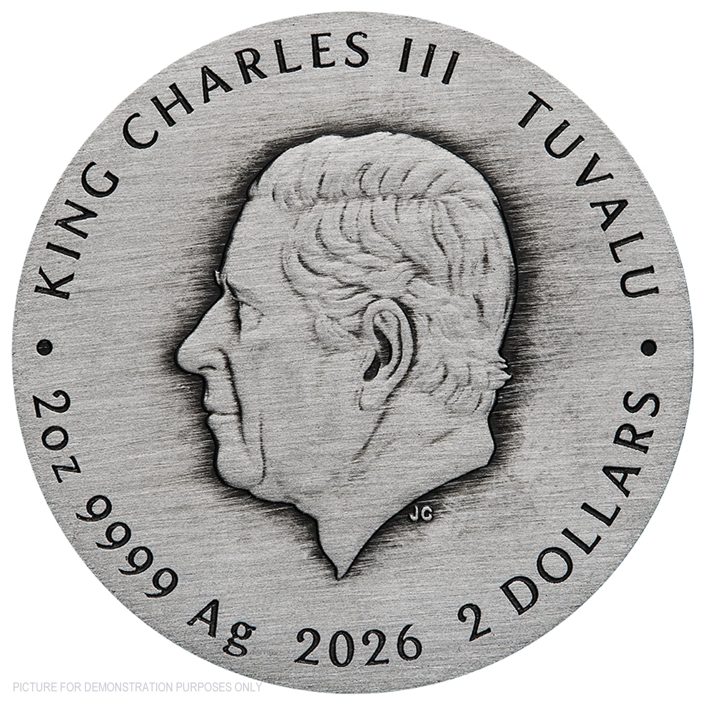2026 Perth Mint Stranger Things - Villains 2oz Silver Antiqued Coloured Coin