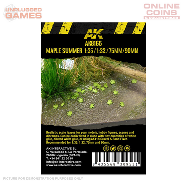 AK Interactive - Vegetation - Maple SUMMER Leaves 1/35