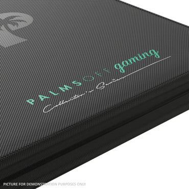 Palms Off Gaming Collector's Series Top Loader Zip Binder - 4 Pocket - Black