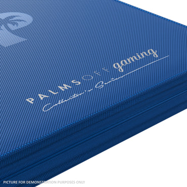 Palms Off Gaming Collector's Series Top Loader Zip Binder - 4 Pocket - Blue