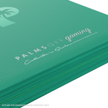 Palms Off Gaming Collector's Series Top Loader Zip Binder - 4 Pocket - Turquoise