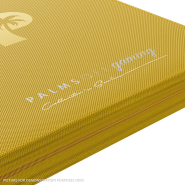Palms Off Gaming Collector's Series Top Loader Zip Binder - 4 Pocket - Yellow