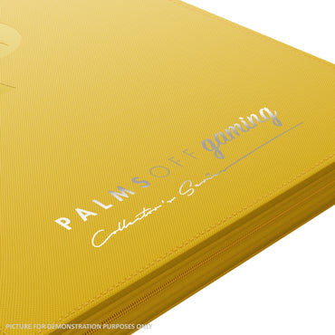 Palms Off Gaming Collector's Series Top Loader Zip Binder - 9 Pocket - YELLOW