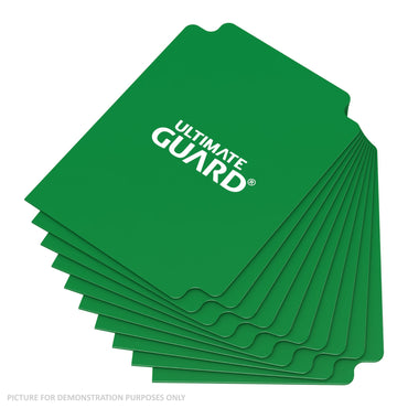 Ultimate Guard Trading Card Storage Dividers Pack of 10 - GREEN