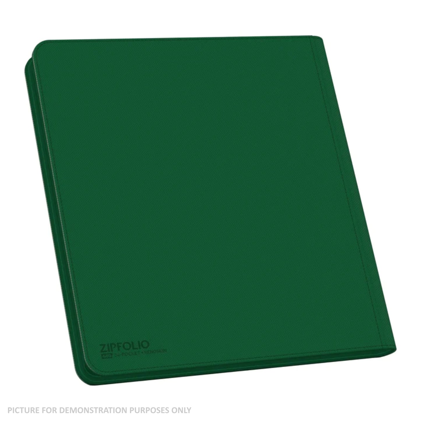 Ultimate Guard - 24 pocket Quadrow Zipfolio Xenoskin - GREEN