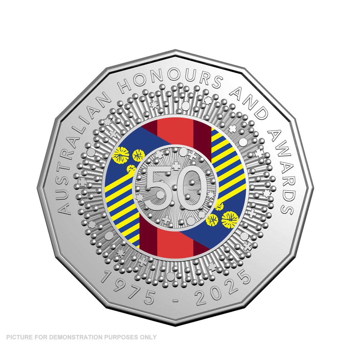 2025 Six-Coin Coloured Uncirculated Year Set - 50 Years of the Australian Honours System