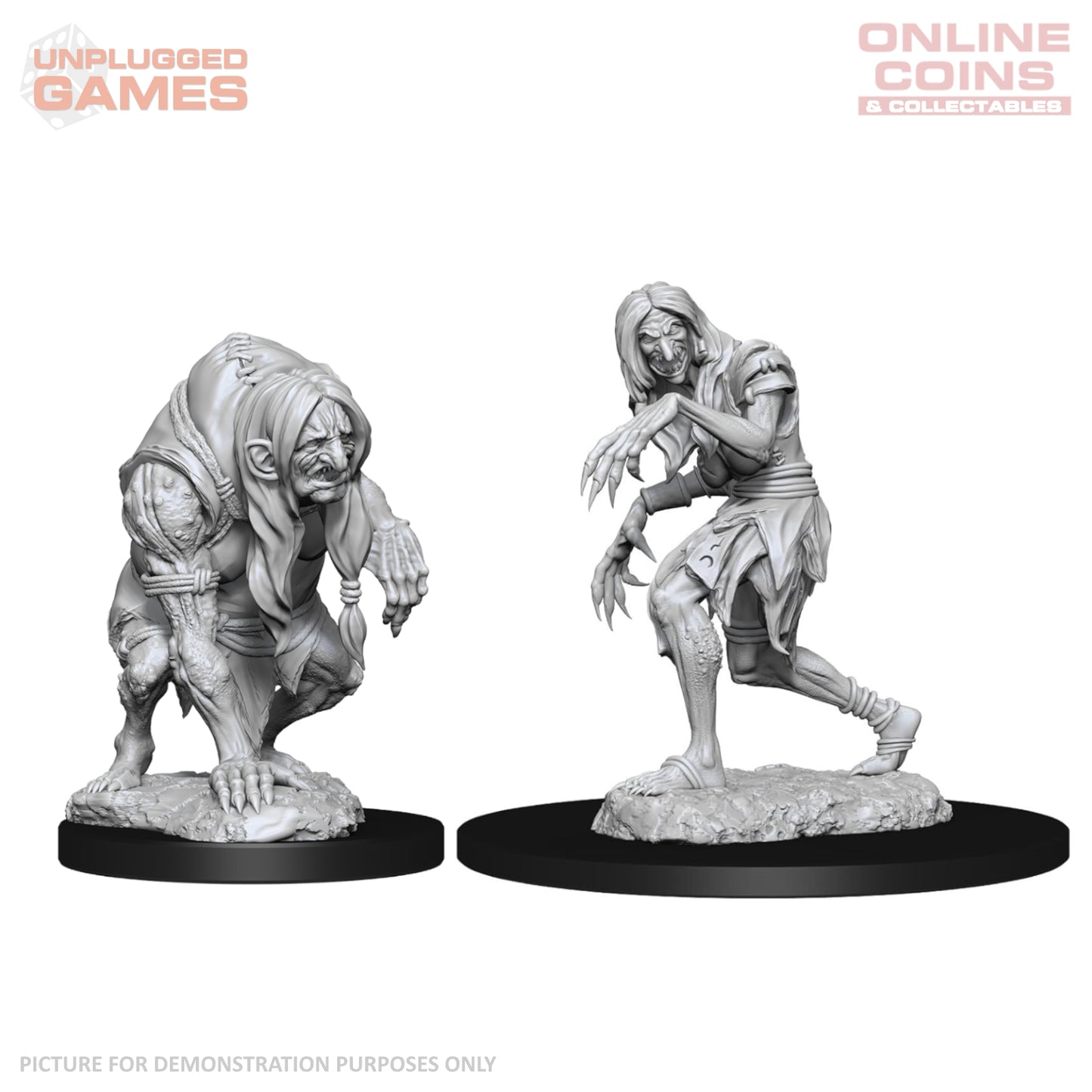 Pathfinder Deep Cuts Unpainted Miniatures - Annis Hag & Green Hag