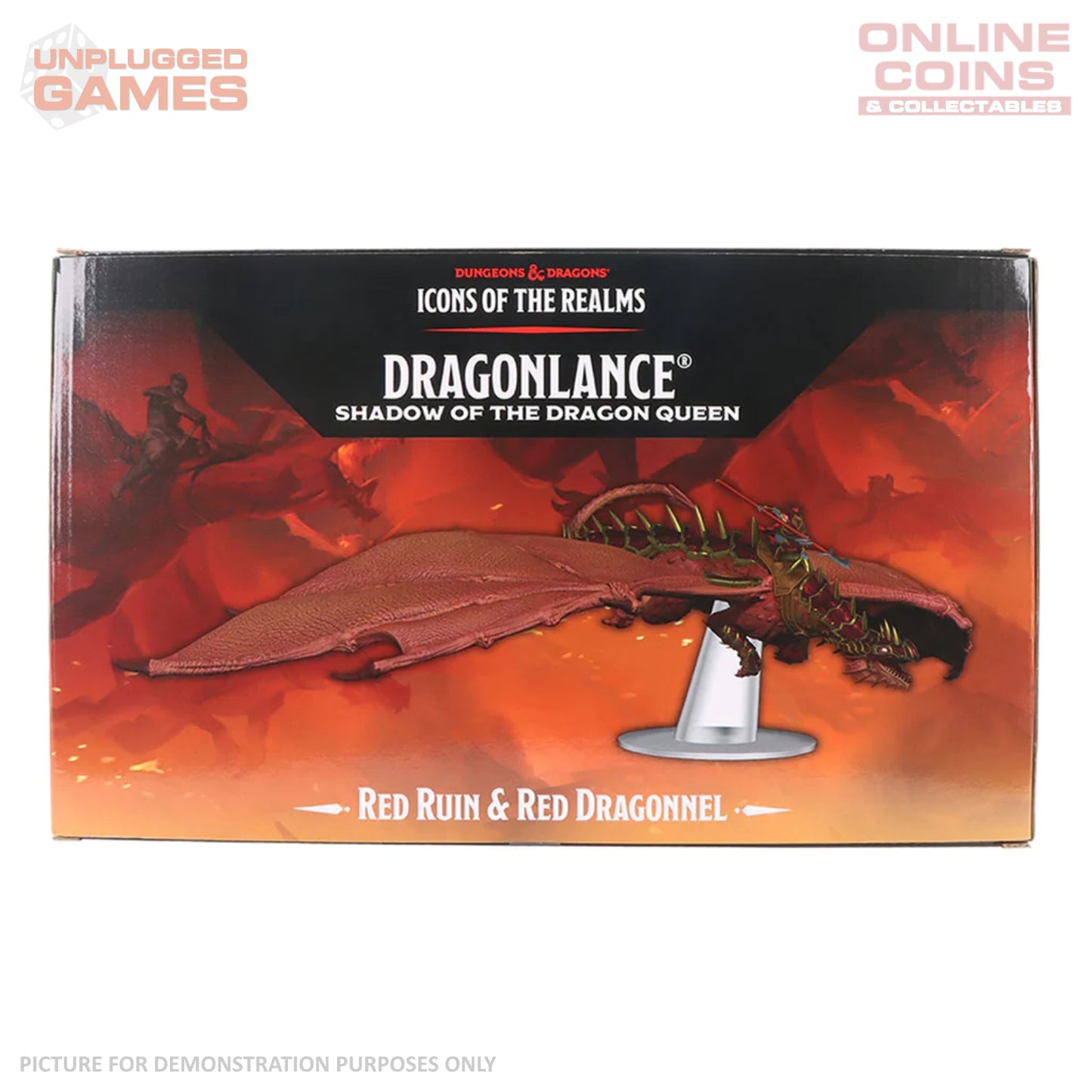 Dungeons & Dragons Icons of the Realms - Dragonlance Red Ruin & Red Dragonnel