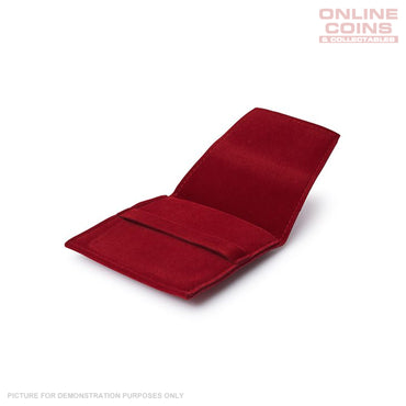 Lighthouse MT Premium Coin Pocket For One Coin - 50 mm - Red