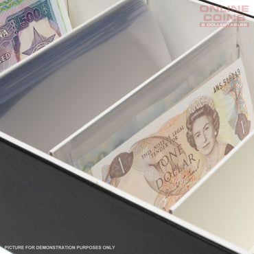 Lighthouse Logic Archive Box For 500 Banknotes - Black