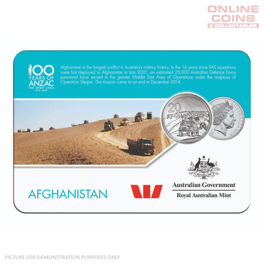 2016 Anzac to Afghanistan 14 Coin Collection