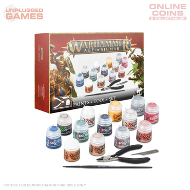 Warhammer Age of Sigmar: Paints + Tools Set