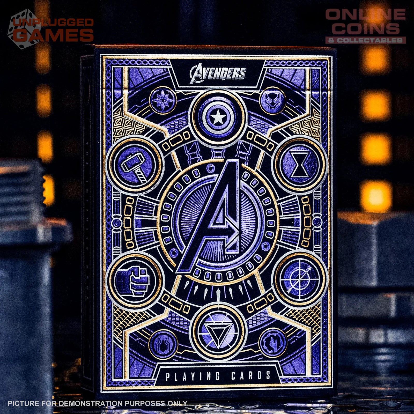 Theory 11 - Avengers Purple Playing Cards