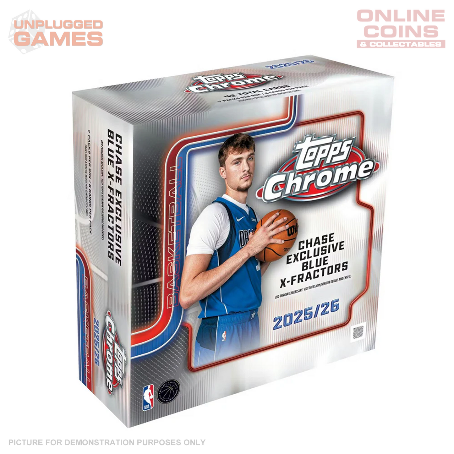 Topps NBA Basketball Chrome 1015/2026 MEGA Box