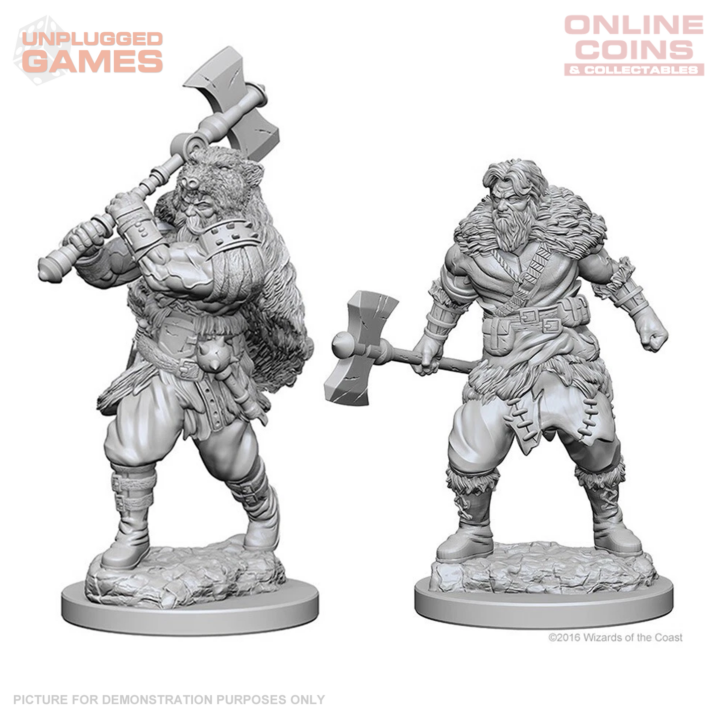 Dungeons & Dragons Nolzurs Marvelous Unpainted Miniatures - Human Male Barbarian