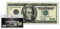 BCW Sleeves Currency Regular Bill (159x68.3mm) - (Suitable For Australian Decimal Paper and Polymer Banknotes)