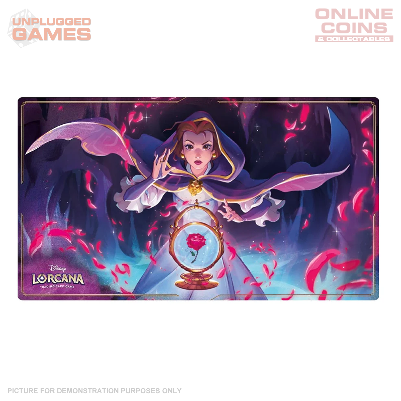 LORCANA Shimmering Skies Playmat - Belle Online Coins and Collectables LORCANA Shimmering Skies Playmat - Belle Online Coins and Collectables