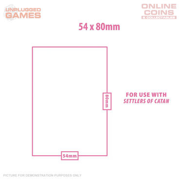 Ultra Pro 54mm X 80mm Board Game Sleeves 50ct