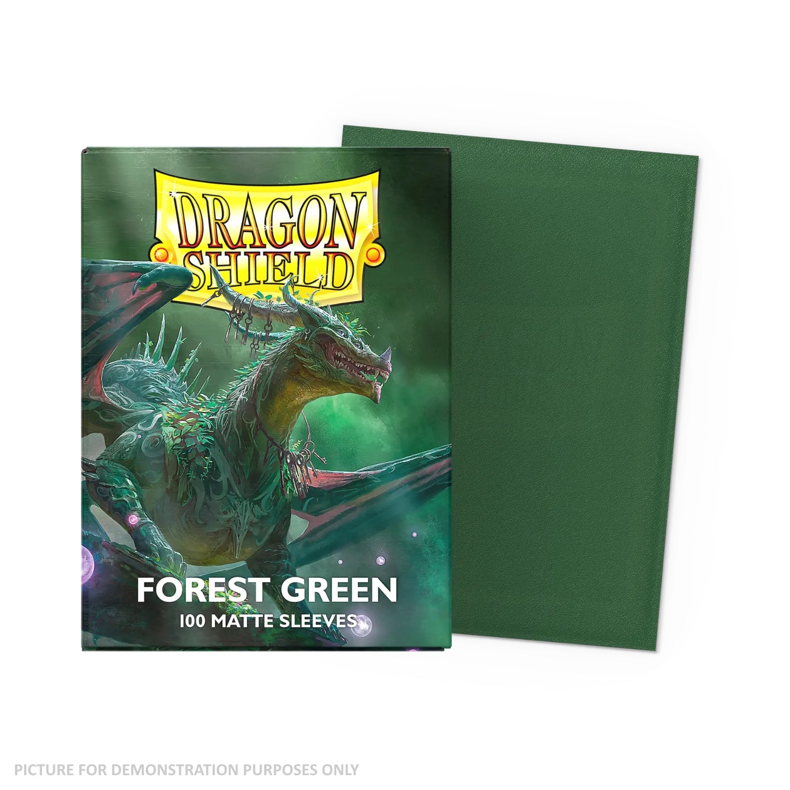 DRAGON SHIELD - MATTE Standard Card Sleeves FOREST GREEN Pack of 100