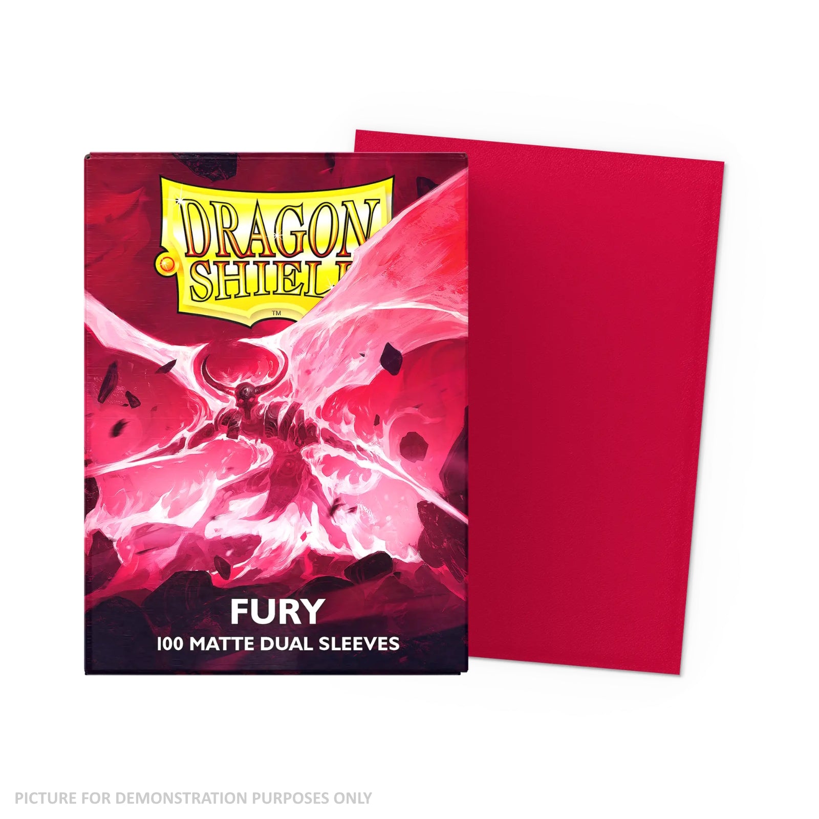 DRAGON SHIELD - DUAL MATTE Standard Card Sleeves FURY Pack of 100
