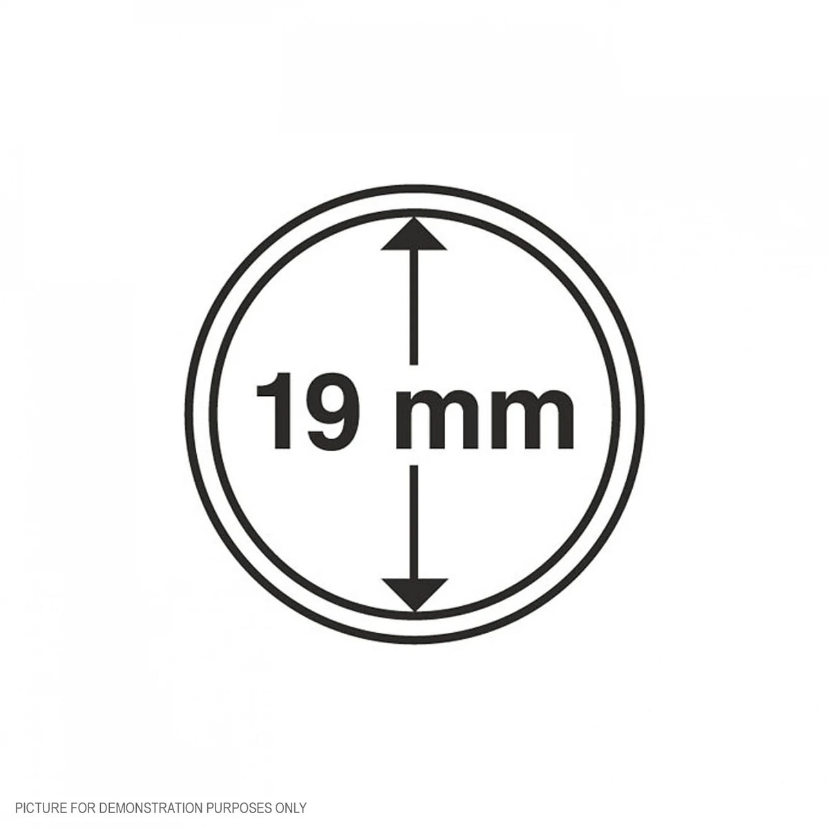 Lighthouse Coin Capsules - Round 19mm - Packet of 10