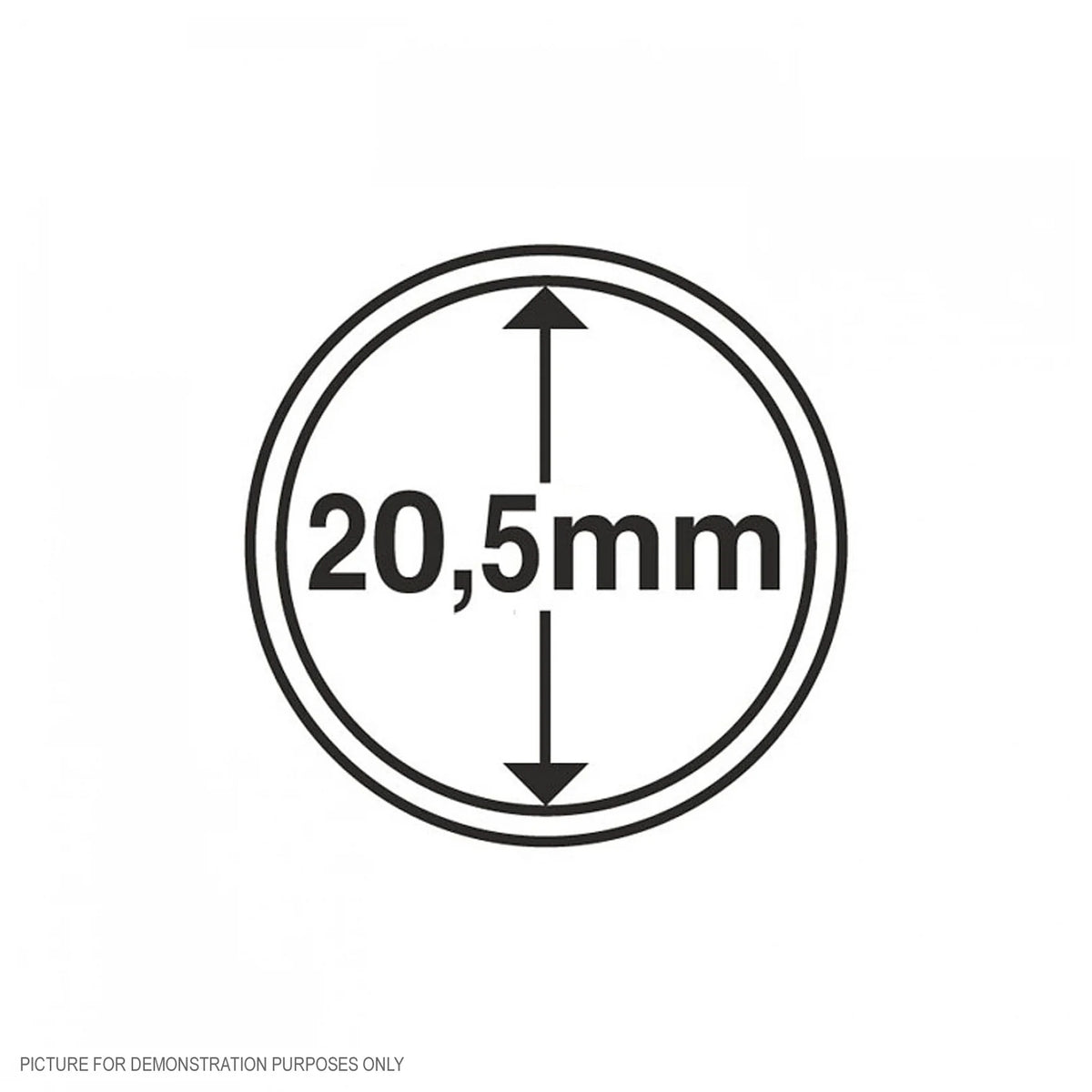 Lighthouse Ultra PERFECT FIT Coin Capsules - Designed for Australian $2 Coins - Packet of 10