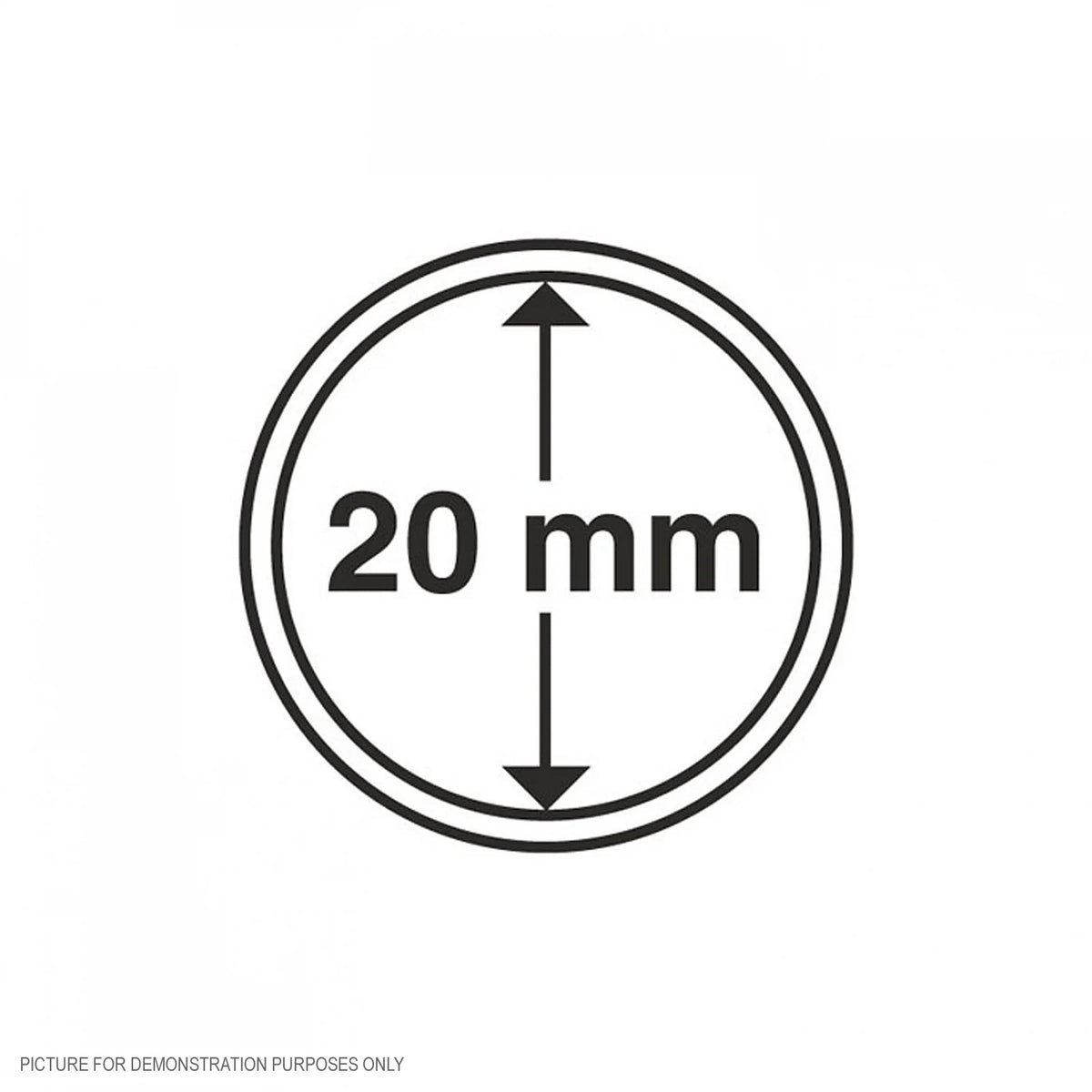 Lighthouse Coin Capsules - Round 20mm - Packet of 10 (Suitable For Australian 5c, Sixpence, and Half Sovereign coins)